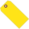 BOX 4 3/4 x 2 3/8 #5 Plastic Shipping Tags, Yellow