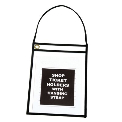 Partners Brand Standard Weight Job Ticket Holder, 9 x 12, White, 15/Carton (JTH123)