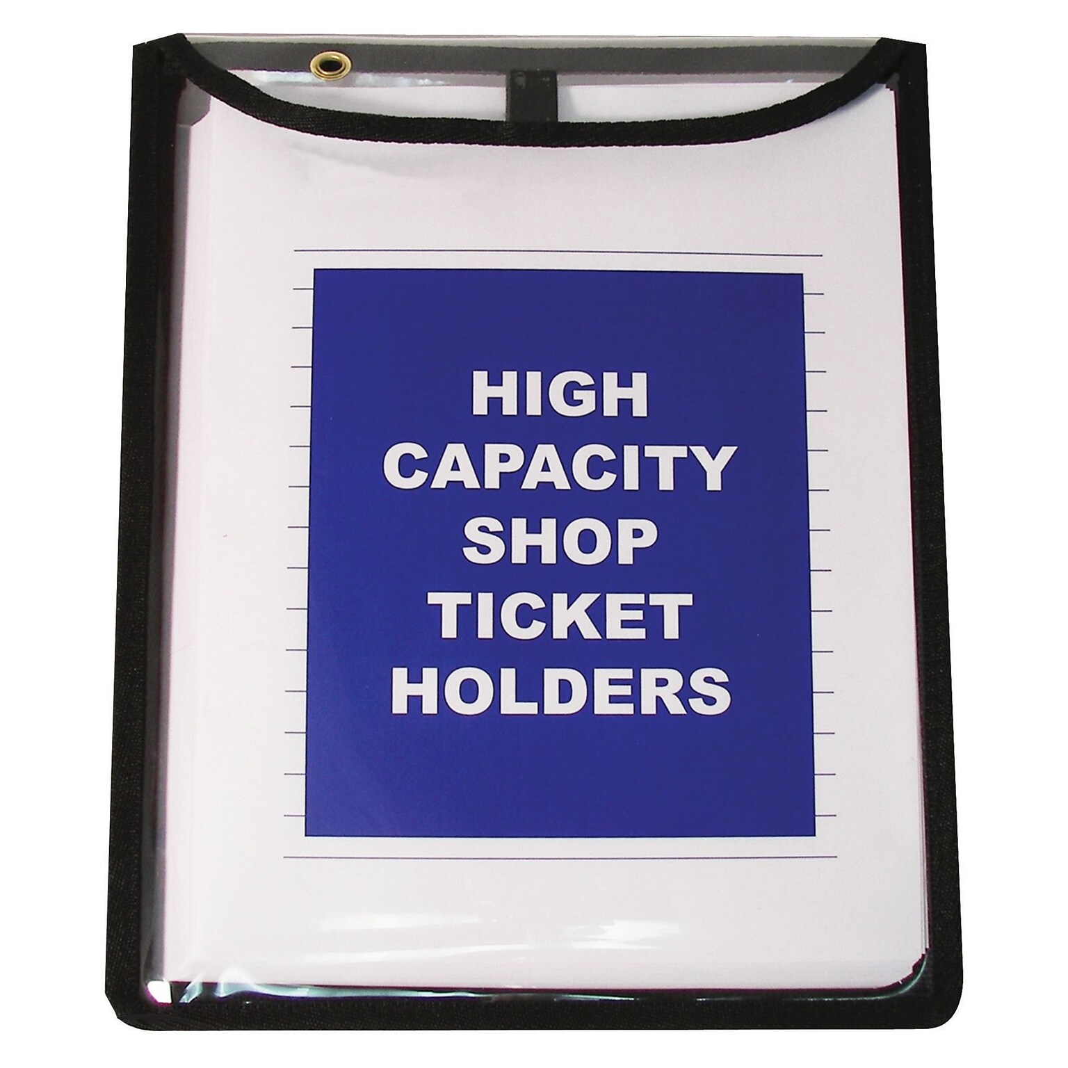 Partners Brand Binder Pocket, White, 15/Carton (JTH124)