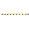 Tyvek® 3/4 x 10 Stripes Wristband, Blue/Yellow