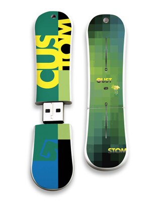 EP Memory® Snowboard Flash Drive; 16GB, Burton Custom X 11