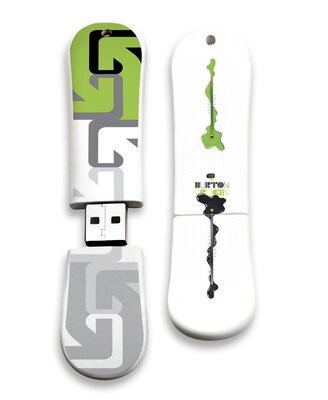 EP Memory® Snowboard Flash Drive; 8GB, Burton Process 11