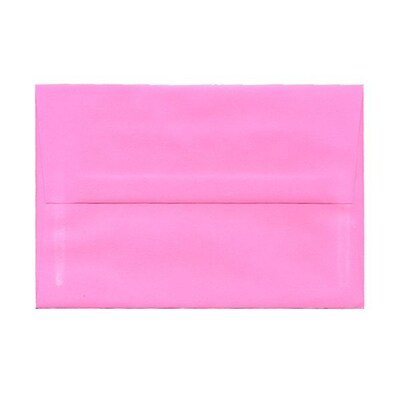 JAM Paper® A8 Colored Invitation Envelopes, 5.5 x 8.125, Ultra Pink, 25/Pack (796284)