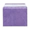 JAM Paper® Cello Sleeves, A6, 4 5/8 x 6 7/16, Purple Fiber, 100/pack (2785501)