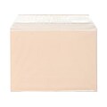 JAM Paper® Cello Sleeves with Self-Adhesive Closure, 5.0625 x 7.1875, Peach, 100/Pack (2785508)