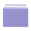 JAM Paper® Cello Sleeves with Self-Adhesive Closure, 5.0625 x 7.1875, Purple, 100/Pack (2785510)