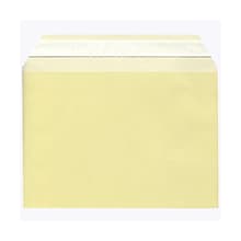 JAM Paper Cello Sleeves with Peel & Seal Closure, 5.0625 x 7.1875, Yellow, 100/Pack (2783139)