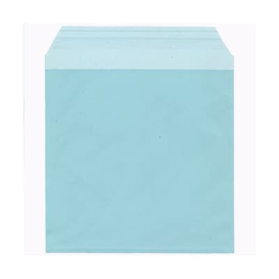 JAM Paper® Cello Sleeves, 6 1/16 x 6 3/16, Aqua Blue, 100/pack (66PB1)