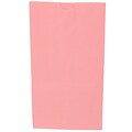 JAM Paper® Kraft Lunch Bags, Large, 6 x 11 x 3.75, Baby Pink, 500/box (692KRBAPIB)