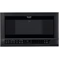 Sharp® 1.5 cu. ft. Over The Counter Compact Microwave Oven; 1100 W, Smooth Black