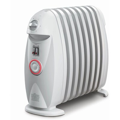 DeLonghi Solaris 1200-Watt Electric Heater, White (TRN0812T)