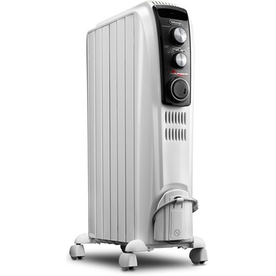 DeLonghi Dragon 4 1500-Watt Electric Heater, White (TRD4 0615T)