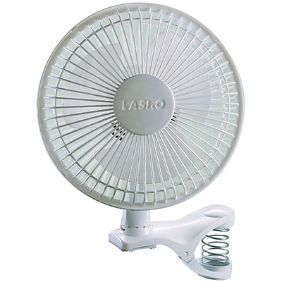 Lasko® 2 Speed 6" Clip Fan, White