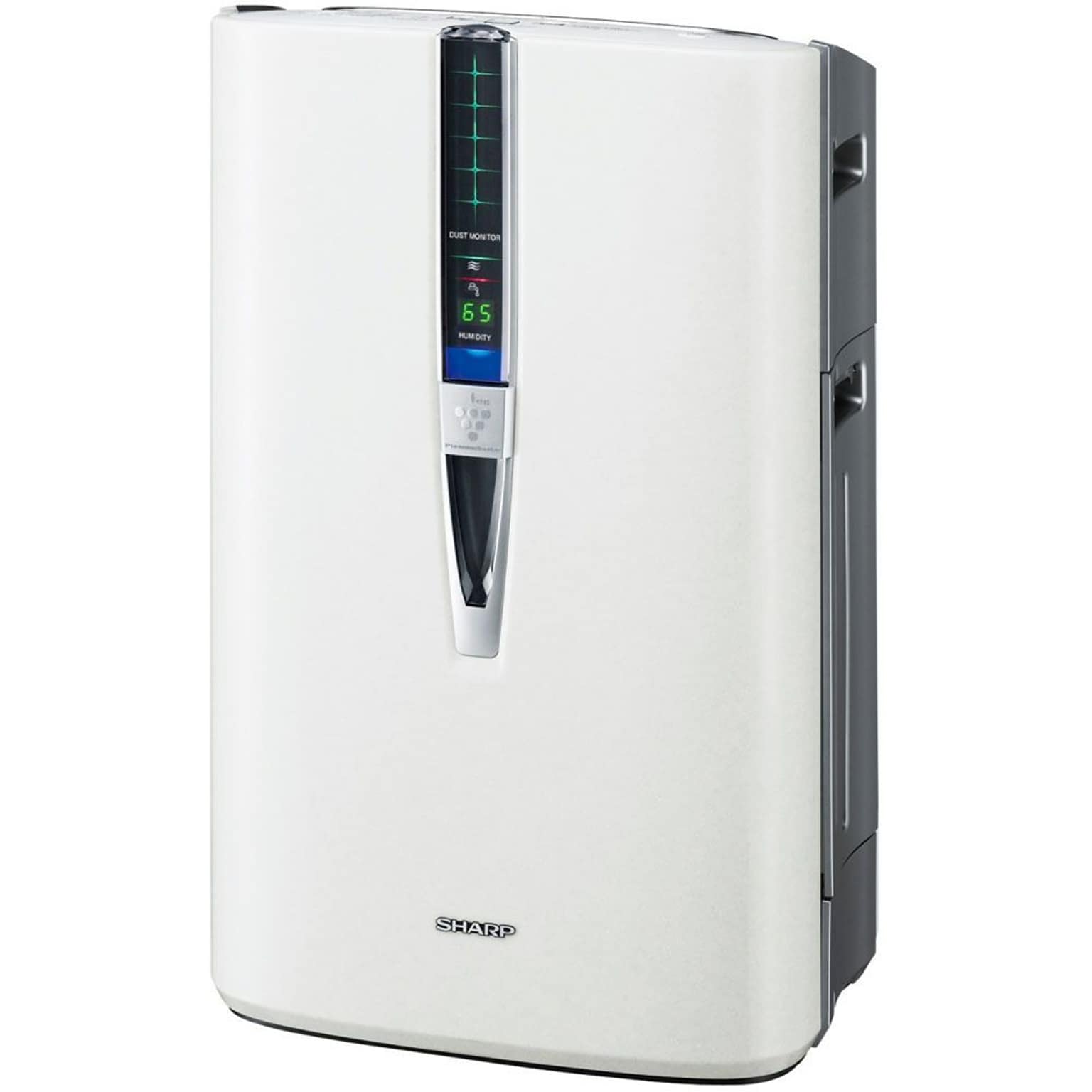 Sharp® 245 CFM Plasmacluster® 3 Speed Air Purifier With HEPA Filter and Humidifying Function; White