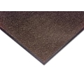 NoTrax® Akro® Chevron Fiber Best Entrance Floor Mat, 3 x 4, Dark Brown