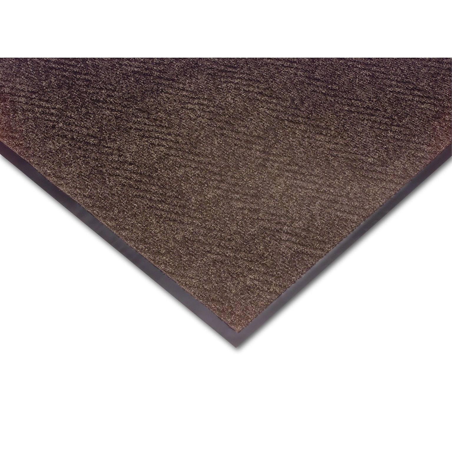 NoTrax Akro Chevron Fiber Best Entrance Floor Mat, 48 x 72, Dark Brown (105S0046BR)