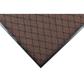 NoTrax® Evergreen Diamond™ Nylon Fiber Superior Entrance Floor Mat, 2 x 3, Brown