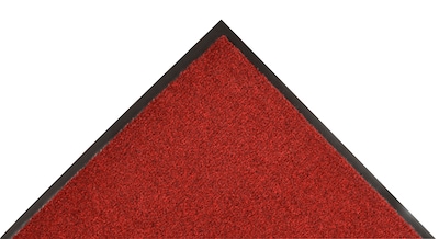 NoTrax Akro Sabre Decalon Fiber Better Entrance Floor Mat, 3 x 5, Red/Black (130S0035RB)