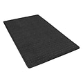 NoTrax Barrier Rib Tufted Polypropylene Yarn Superior Entrance Floor Mat, 48 x 72, Charcoal (161S0