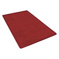 NoTrax Barrier Rib Tufted Polypropylene Yarn Superior Entrance Floor Mat, 3 x 4, Red/Black