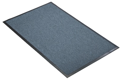 NoTrax Guzzler Tufted Polypropylene Yarn Best Entrance Floor Mat, 3 x 5, Slate Blue