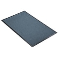 NoTrax Guzzler Tufted Polypropylene Yarn Best Entrance Floor Mat, 3 x 5, Slate Blue