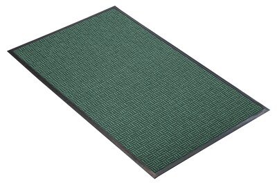 NoTrax Portrait Tufted Yarn Best Entrance Floor Mat, 4 x 6, Hunter Green (167S0046GN)