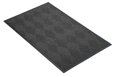 NoTrax Opus Tufted Polypropylene Yarn Entrance Floor Mat, 3 x 4, Charcoal (168S0034CH)