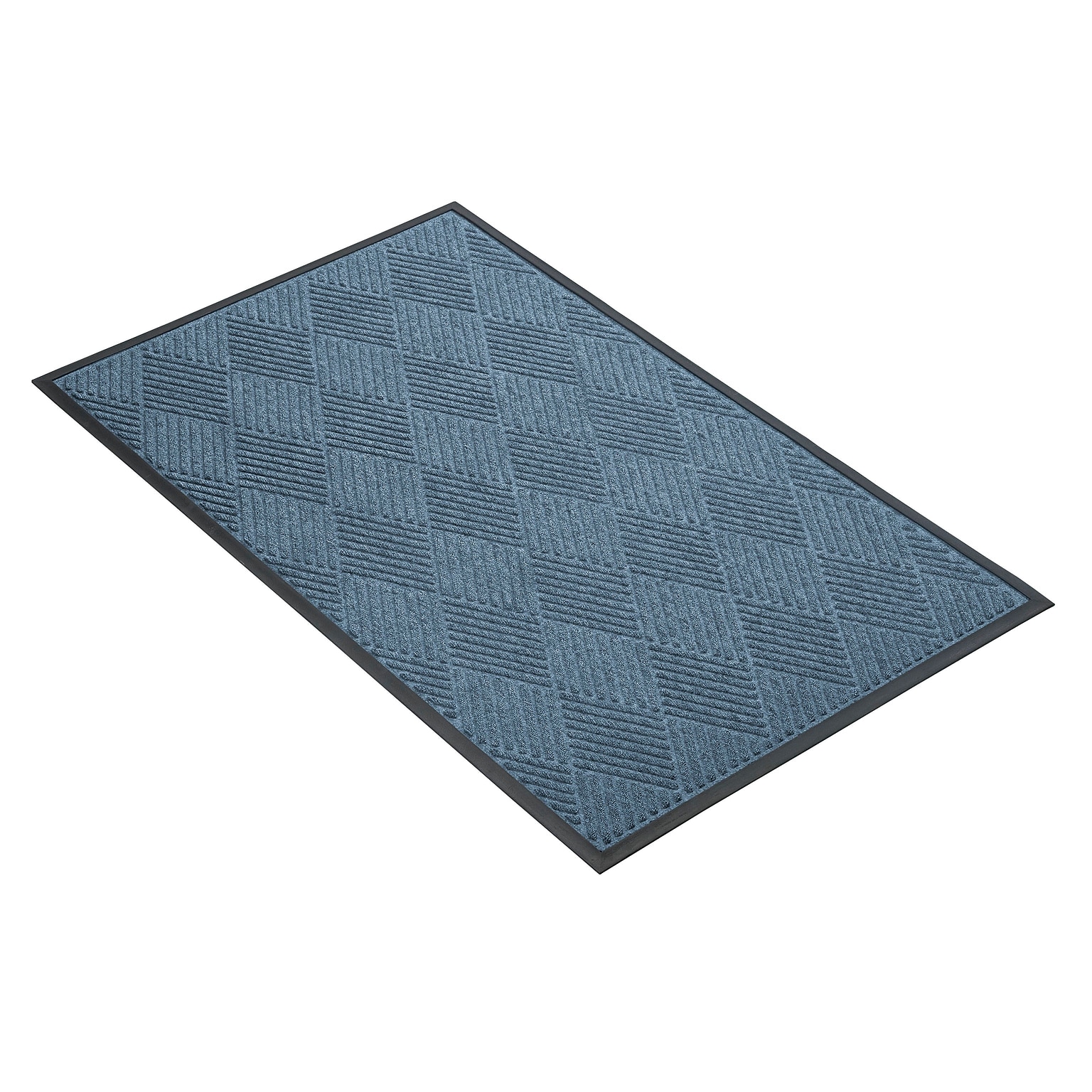 NoTrax Opus Tufted Polypropylene Yarn Best Entrance Floor Mat, 3 x 5, Slate Blue