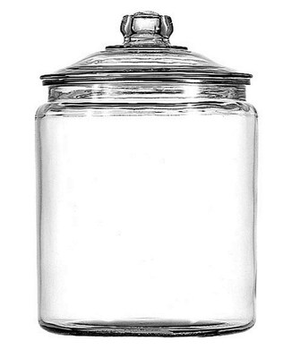 Anchor Hocking® 1 gal Glass Heritage Hill Jar With Glass Cover, Clear (69349T)
