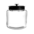 Anchor Hocking® 1.5 gal Glass Montana Jar With Black Lid, Clear