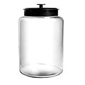 Anchor Hocking® 2.5 gal Glass Montana Jar With Black Lid, Clear