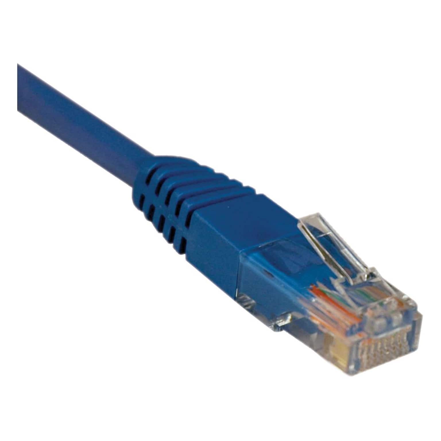 Tripp Lite® 2 Cat5e RJ45 Male/Male UTP Patch Cable; Blue
