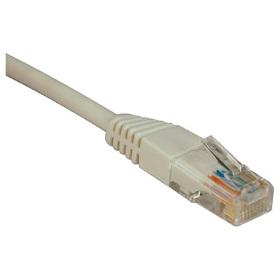 Tripp Lite N002-010-WH 10 RJ-45 CAT-5e Patch Cable, White