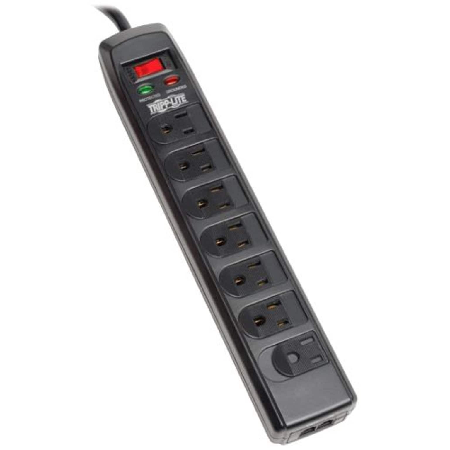 Tripp Lite® Protect It! TLP706TELC 7 Outlet 1440 Joule Surge Protector