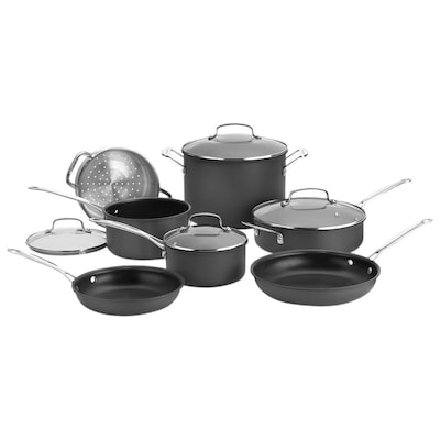 Conair® Cuisinart Chefs Classic 11 Piece Non-Stick Hard Anodized Cookware Set