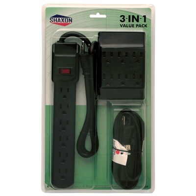 Shaxon 3-in-1 Power Combo Pack, Black
