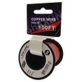 Shaxon 100 Solid Copper 26 AWG Wire On Spool, Red