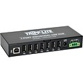 Tripp Lite® 7-Port Industrial Hi-Speed USB 2.0 Hub With 15 kV ESD Immunity (Black)