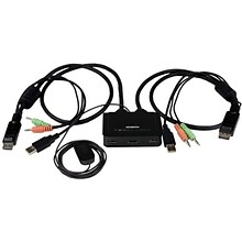 Startech.com® 2PO USB HDMI Cable KVM Switch
