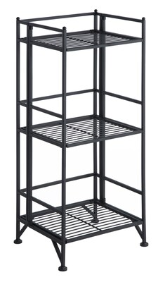 Convenience Concepts X-Tra Storage 3-Tier Folding Metal Shelf
