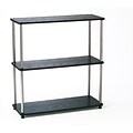 Convenience Concepts 33.63 Wood & Stainless Steel Book Shelf