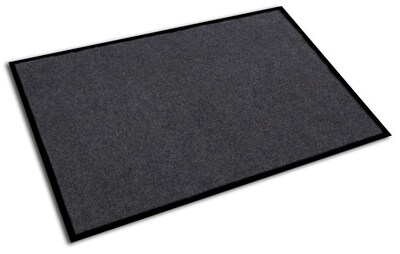 Doortex Plush Entrance Mat, 36 x 24 Granite (ECOP2436GR)