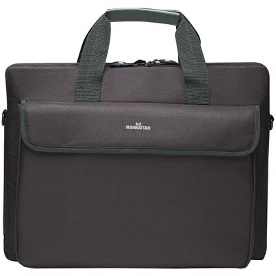 Manhattan Laptop Notebook, Black Polyester (438889)