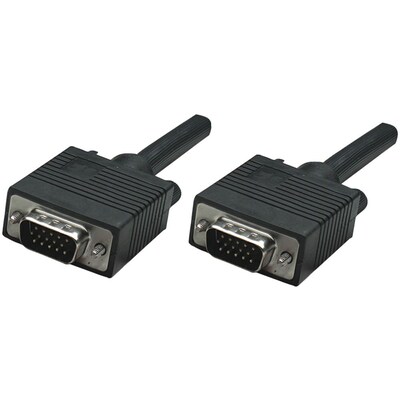 Manhattan® 15 SVGA to HD15 Monitor Cable, Black