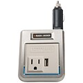 Black & Decker® PI120P 120 W Power Inverter With USB Outlet, 120 VAC Output