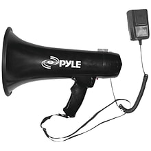 Pyle® Pro PMP43IN 40 W Professional Megaphone Bullhorn With Siren & 3.5 mm Aux-In For iPod, Black