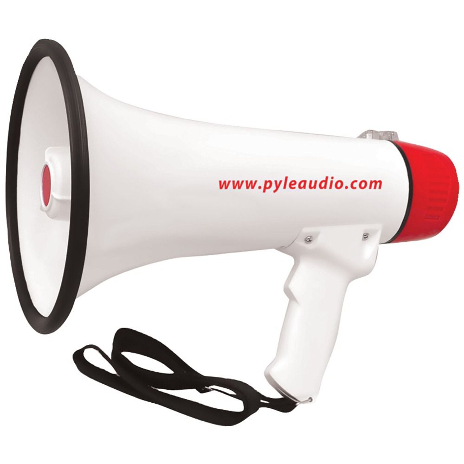 Pyle Pro PMP48IR 40 W Professional Rechargeable Batteries Megaphone with Siren and Aux In; White