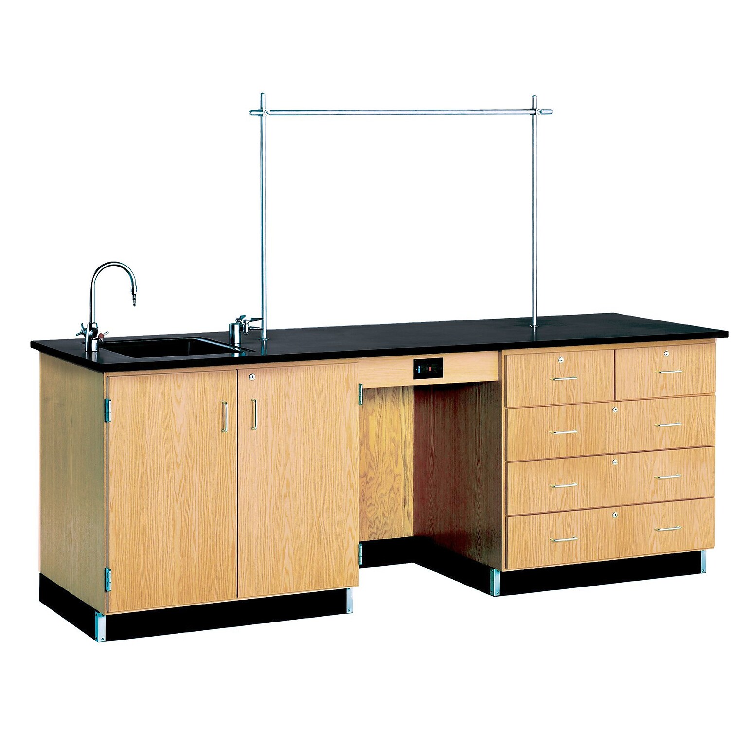 DWI Instructors Desk 36H x 96W x 30D Wood (1116K)
