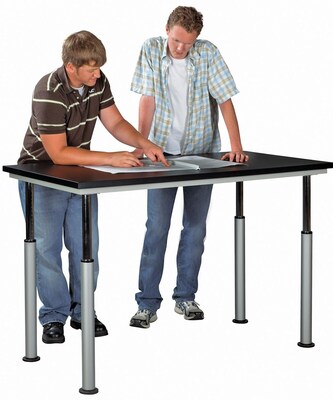 SHAIN Art Table 42H x 60W x 30D Plastic Laminate/Powder Coated (ALT-6030BL)